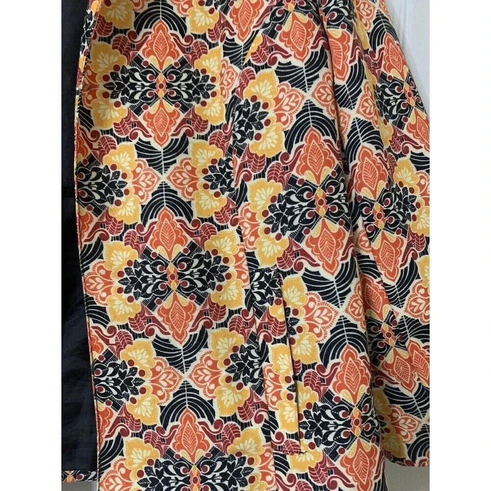 Lavender & Honey 70’s Retro‎ Inspired Open Front Jacket / Blazer Size Large(H12)